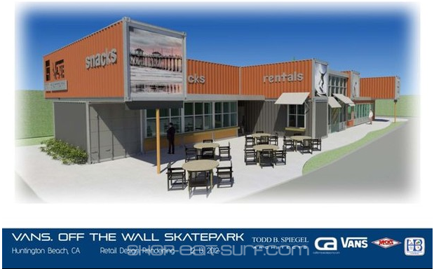 vans store with skate park